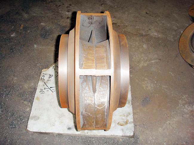 雙吸式離心泵葉輪圖片 雙吸式離心泵葉輪圖片